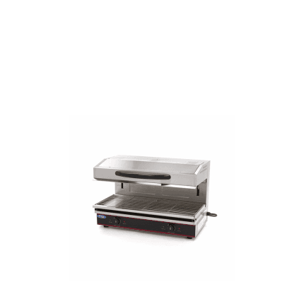 Salamandra cu cap liftant 800 mm din inox pentru bucatarie profesionala