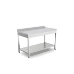 masa de lucru inox cu o polita 1200x700x850 mm, masa profesionala horeca