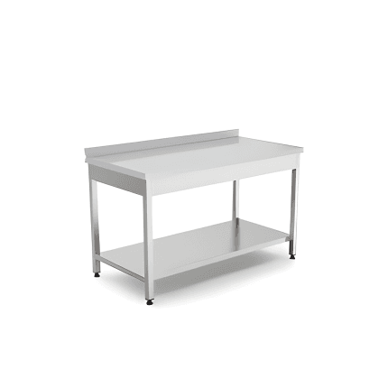spalator o cuva dreapta cu polita 140x70 cm inox profesional
