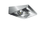 Hota perete snack cu motor inox 1600x700x450 mm