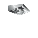 hota perete snack cu motor 2000x900x450 mm inox cu 4 filtre labirint