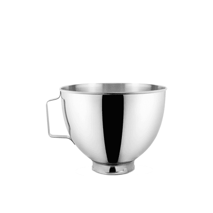 Bol inox KitchenAid 4.3 L cu maner compatibil mixere