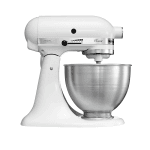 Mixer cu bol KitchenAid Classic 4.3 L alb pentru bucatarie
