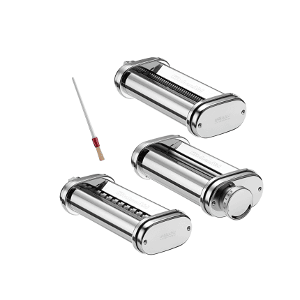 Set 3 accesorii pentru paste KitchenAid din inox pentru mixere
