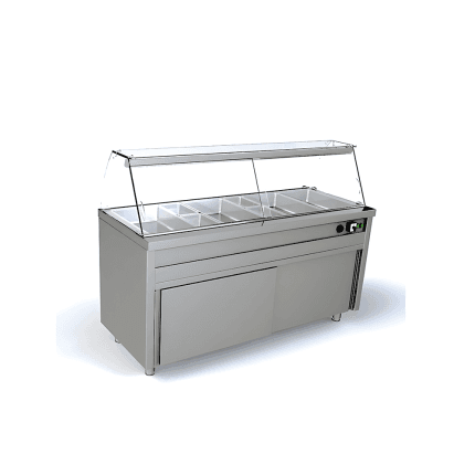 modul cald bain marie autoservire 4 gn 1 1