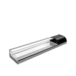 vitrina sushi inox cu geam curbat 1400 mm
