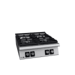 masina de gatit 4 focuri de banc linia 700 pe gaz inox profesionala horeca