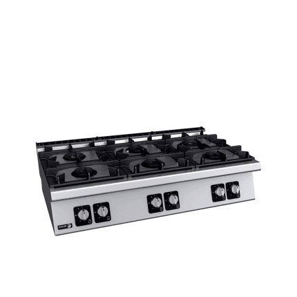 Masina de gatit 6 ochiuri de banc linia 700 echipament horeca