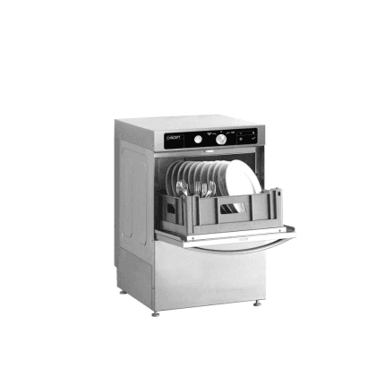 masina spalat pahare cos 400x400 cu clatire apa rece inox horeca