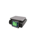 Cântar electronic comercial cu afișaj dublu și platan din inox, capacitate 6/15 kg, diviziune dublă, model 6/15 Inox - imagine 2