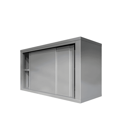 dulap suspendat de perete inox 160x35x60 cm horeca