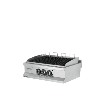 gratar triplu roca vulcanica gaz serie 600 horeca inox