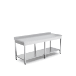 masa lucru cu polita 1400x600x850 mm inox horeca