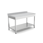 masa de lucru inox cu o polita 1600x700x850 mm, masa profesionala horeca
