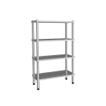 raft 4 polite perforate inox 107x46x180h cm