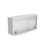 dulap suspendat cu usi glisante inox 140x40x60 cm