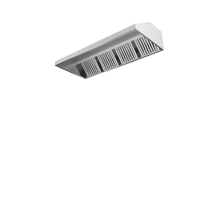 hota de perete fara motor 1500x900x400 mm inox profesional horeca