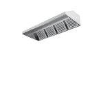 hota de perete fara motor 1500x700x400 mm inox profesional horeca