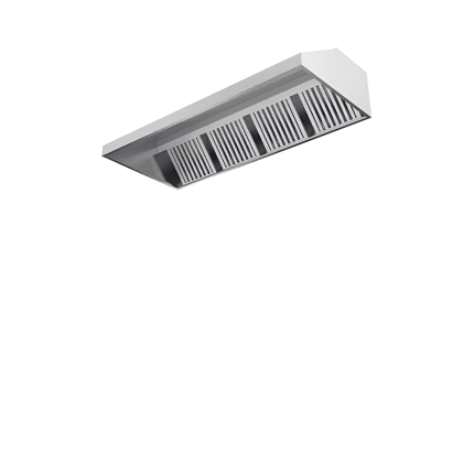 hota de perete fara motor 1500x700x400 mm inox profesional horeca