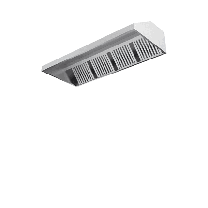 hota de perete fara motor 3000x1100x500 mm inox profesional horeca