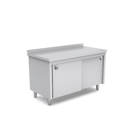 masa de lucru tip dulap inox 1400x700x850 mm