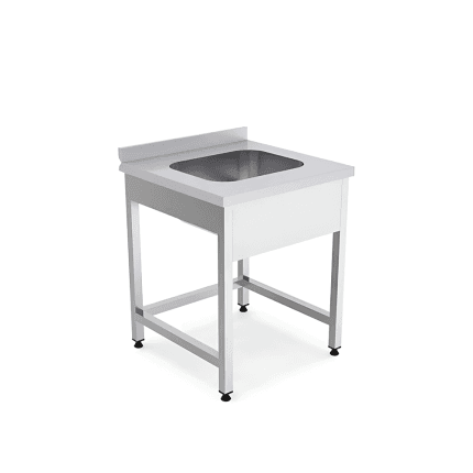 spalator o cuva fara polita 70x60 cm inox profesional horeca