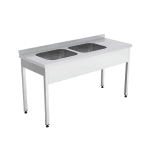 spalator 2 cuve dreapta inox 160x70 cm profesional horeca
