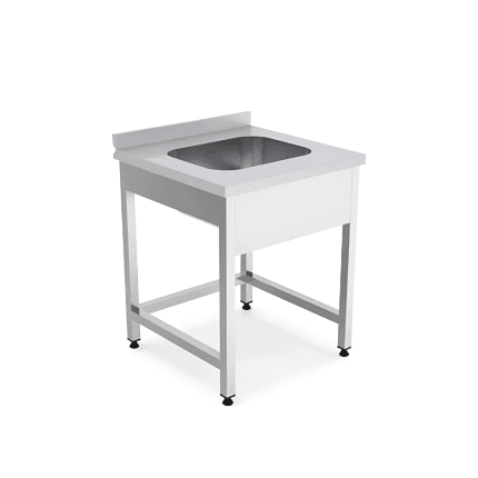 spalator o cuva fara polita inox 70x70 cm