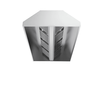 hota centrala fara motor 3000x1970x500 mm inox profesional horeca