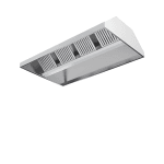 Hotă centrală profesională fără motor, dimensiune 4000 × 2470 × 400 mm Empero - imagine 2