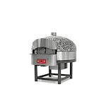 cuptor pizza rotativ pe gaz profesional inox piatra refractara horeca