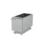 Suport cu usa 400 mm serie 600 din inox pentru bucatarie profesionala