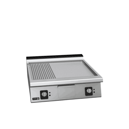 fry top dublu mixt cromat electric fagor linia 900, suprafata neteda si striata horeca