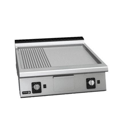 fry top dublu mixt pe gaz fagor linia 900, suprafata neteda si striata horeca