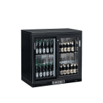 vitrina frigorifica cu 2 usi cu geam pentru sticle 223 litri horeca