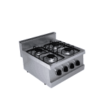 Mașină de gătit pe gaz cu 4 ochiuri, de banc Inox - imagine 2