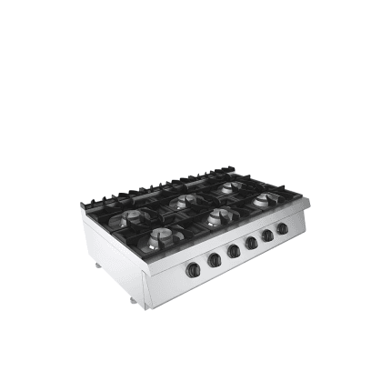 masina gatit 6 ochiuri de banc plita gaz inox 39 kw