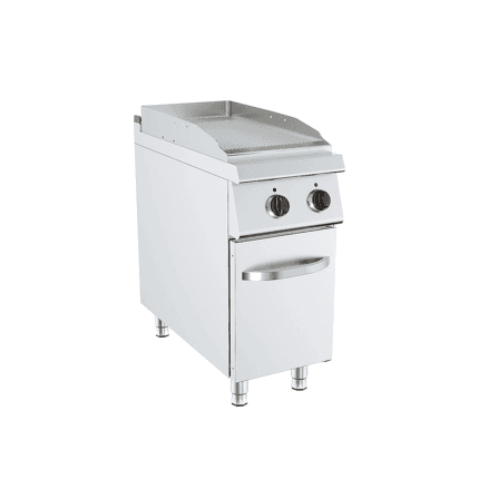 fry top simplu striat electric suport inchis inox profesional horeca