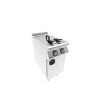 friteuza electrica 12 litri cu suport inchis inox profesional horeca 12 kw
