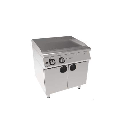 fry top dublu neted linia 700 gaz suport inchis inox profesional horeca