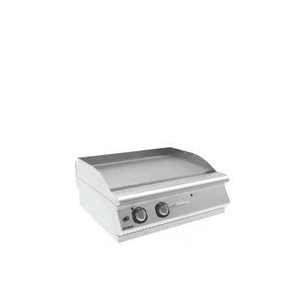 fry top dublu striat gaz de banc 80x73 inox horeca