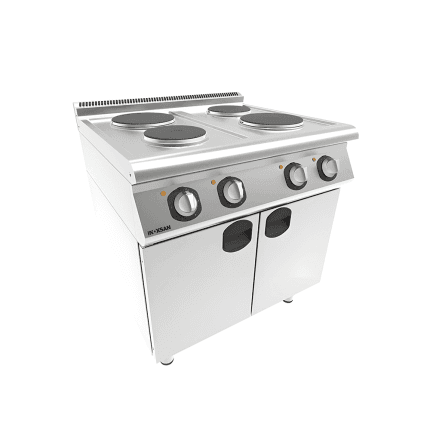Masina de gatit cu 4 plite si suport inchis 80x73x85 echipament horeca