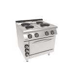 Masina de gatit cu 4 plite si cuptor 80x90x85 echipament horeca