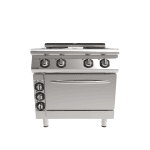 Mașină de gătit electrică cu 4 plite și cuptor, putere 15,2 kW - imagine 3