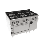 masina de gatit 6 ochiuri cuptor si dulap inchis linia 700 horeca