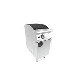 gratar roca vulcanica gaz cu suport inchis inox horeca