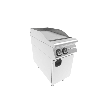 fry top simplu neted electric cu suport inchis placa neteda inox profesional horeca 6 kw