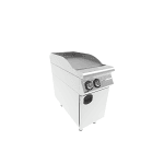 fry top simplu striat electric cu suport inchis placa striata inox profesional horeca 6 kw