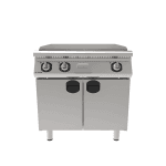 Fry-top dublu striat electric, cu suport închis Inoksan - imagine 2
