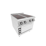 Masina de gatit cu 2 placi vetro ceramice si cuptor 900 echipament horeca